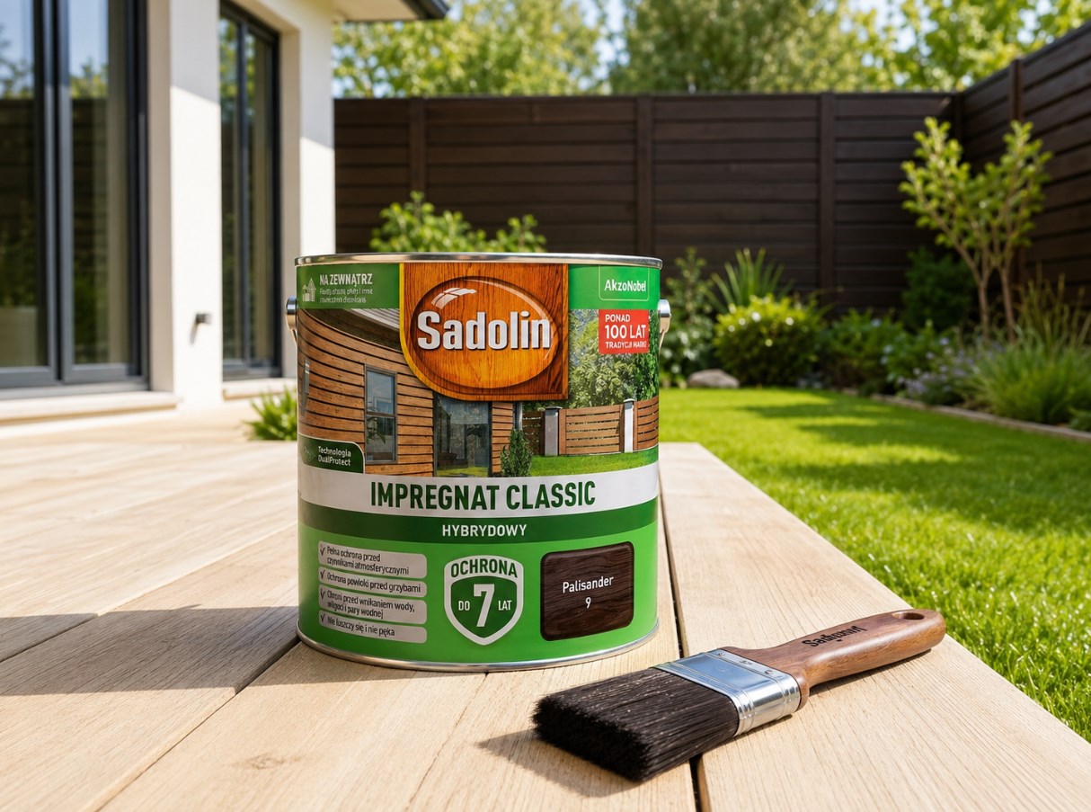 Sadolin Classic Hybrydowy Palisander 0,75 l